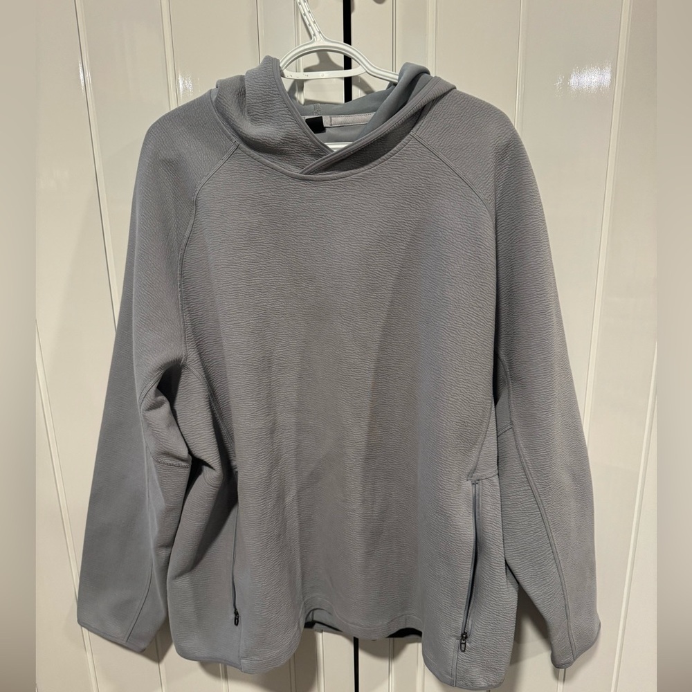 Lulu Lemon Textured Double Knit Cotton Hoodie